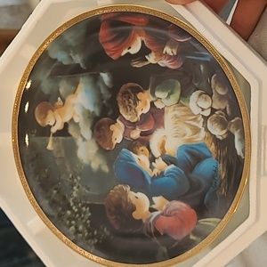 Precious Moments "Adore Him" Plate